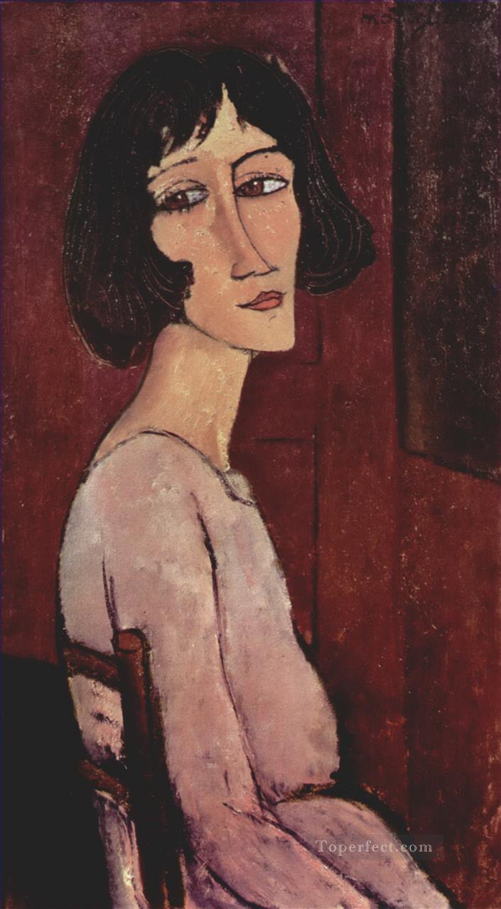 retrato de margarita 1916 Amedeo Modigliani Pintura al óleo